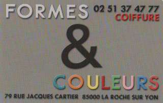 Carte de visiteFormes & Couleurs